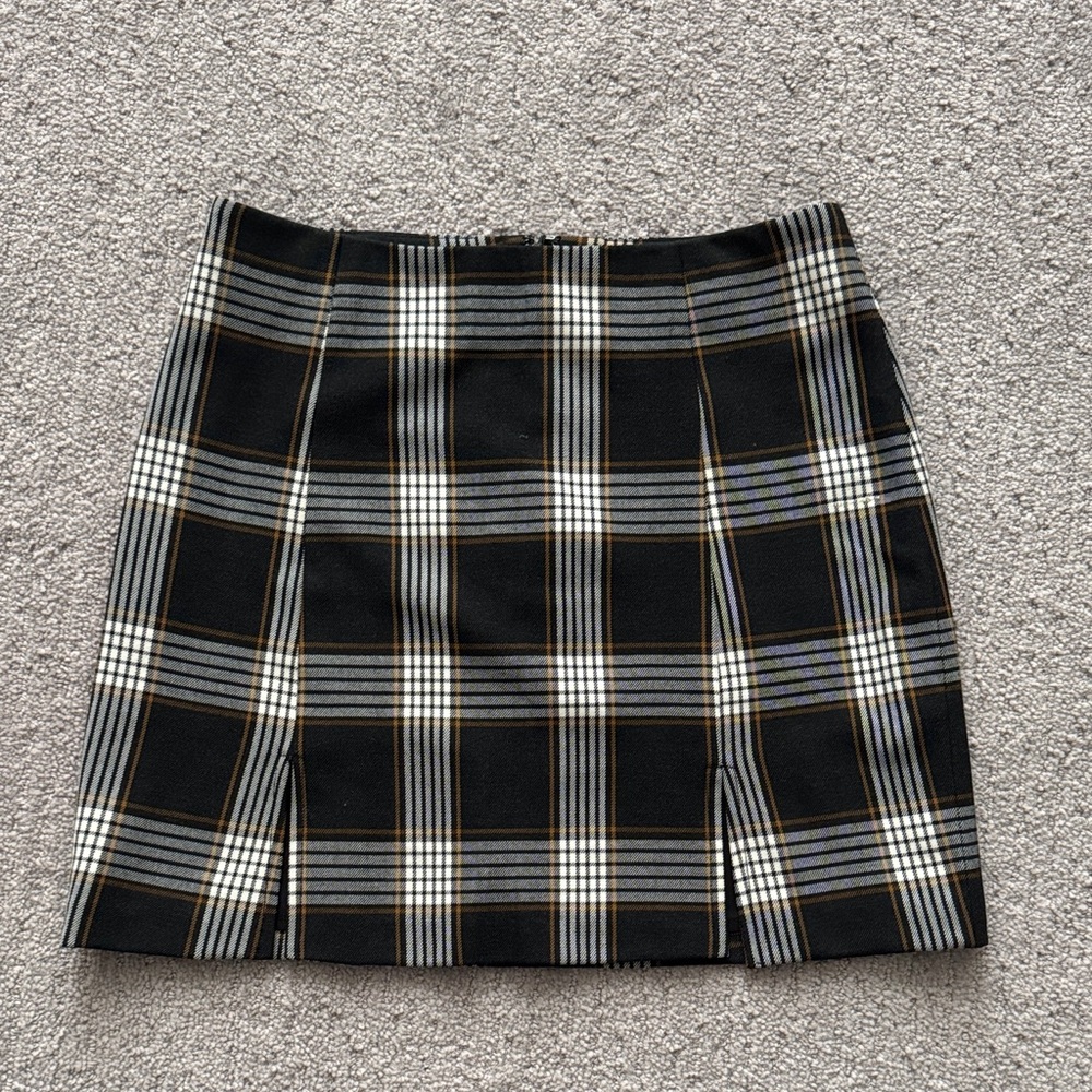 Aritzia/Sunday Best plaid skirt